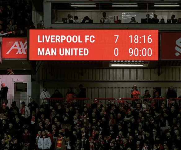 Liverpool slaughter Man United