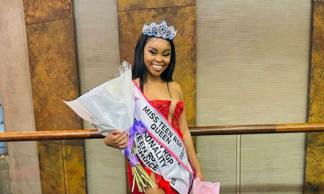 Ntswaki from Skeem Saam wins Miss Teen RGP 2023