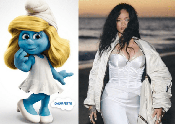 Rihanna Cast as Smurfette in Paramount's New Smurf Animated Movie