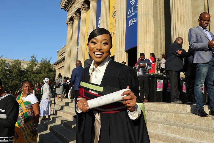 Former Miss SA Ntandoyenkosi Kunene earns MBA degree