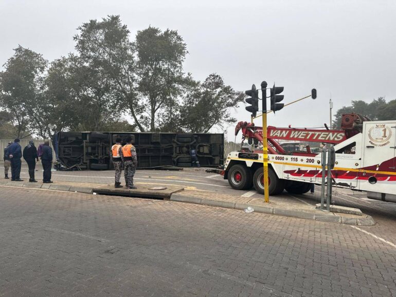 bus collision outside UJ campus