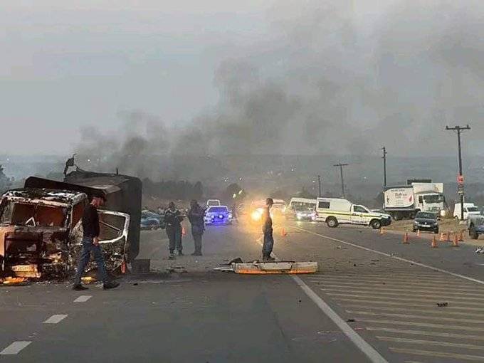 community storms cash-in-transit van