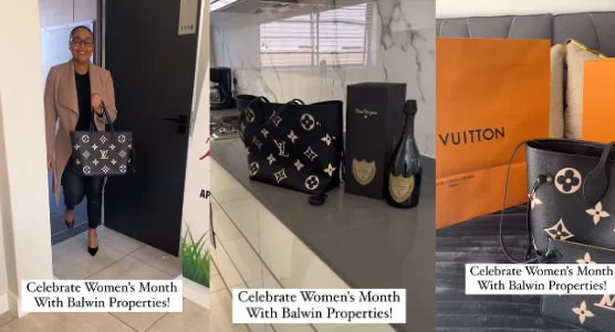 Balwin Property is gifting LV bags and Dom Perignon to new