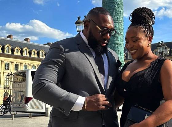 Tendai Beast Mtawarira and his wife celebrate their 13 year anniversary