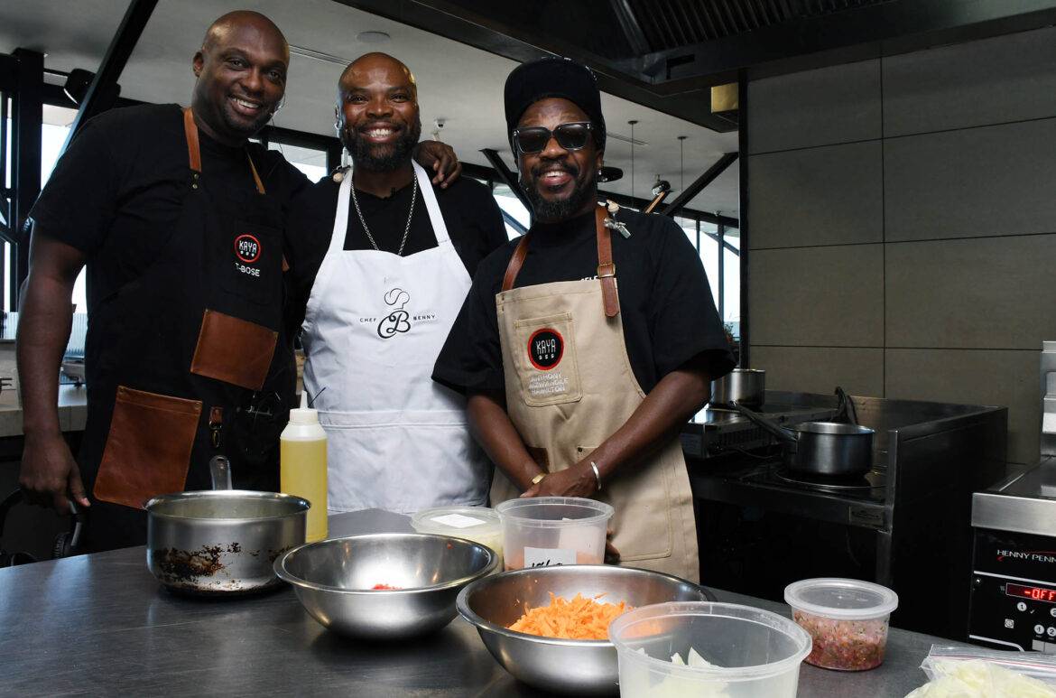 Five lucky listeners dine with Anthony Hamilton & Benny Masekwameng