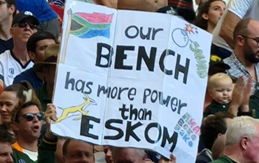 Our bench has more power than Eskom