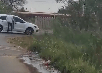brave woman chases hijackers