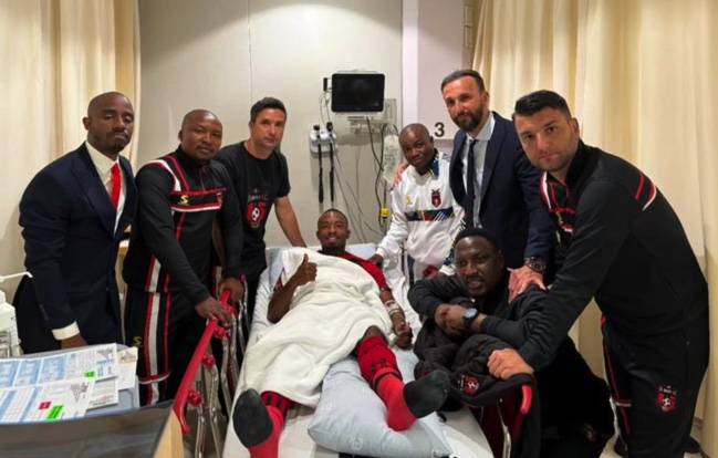 TS Galaxy wishes Bernard Parker a speedy recovery after horror injury