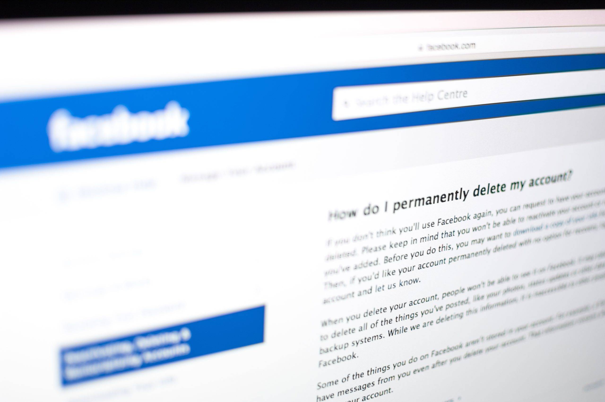 deactivate your social media accounts
