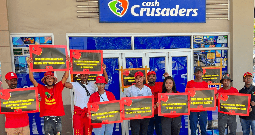 pickets at all Cash Crusaders