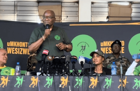 Jacob Zuma backs uMkhonto we Sizwe in 2024 elections