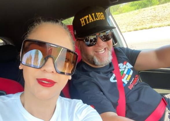 Jason Goliath and his wife celebrate their fifth anniversary