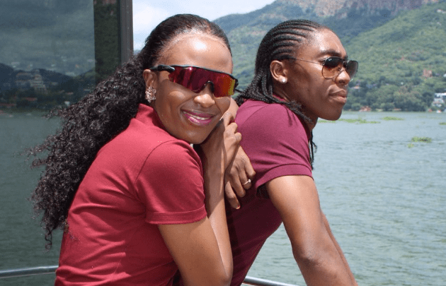 Caster Semenya and wife