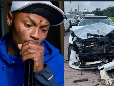 Shebeshxt survives car crash
