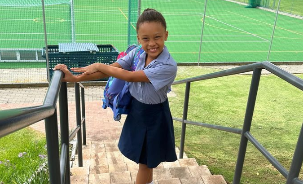 Lynn Forbes on Kairo's first day at school without AKA