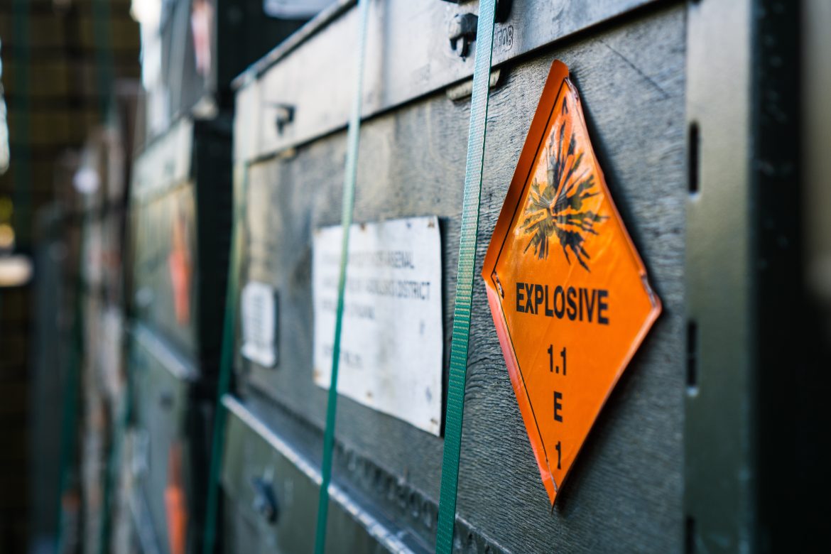supplying explosives to criminals
