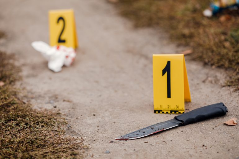 woman stabbed to death
