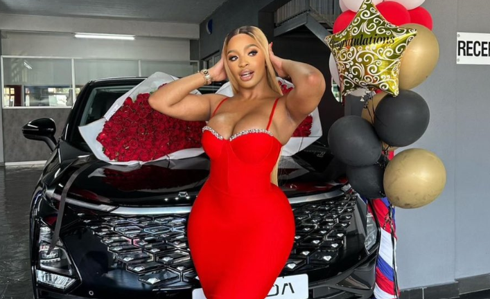 Cindy Makhathini buys her first car