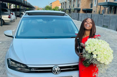 Bacardi sensation Jelly Babie buys her first car