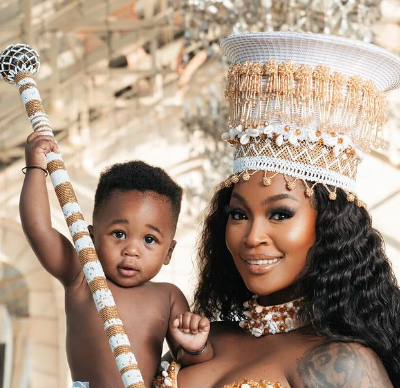 Lamiez and Khuli Chana celebrate their son's first birthday