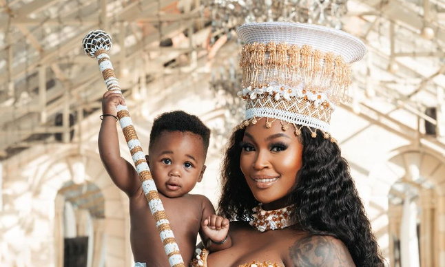 Lamiez and Khuli Chana celebrate their son's first birthday