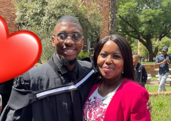 Carol Tshabalala's son graduates