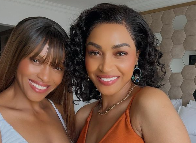 Skeem Saam's Makgofe Moagi shows off her sister