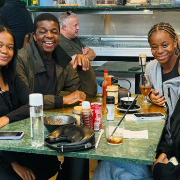 PICS: Inside Oskido's outing with his 3 daughters