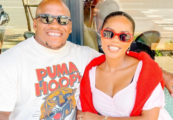 Bongi Mbonambi and wife