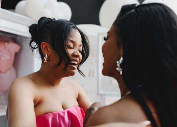 Ayanda Thabethe’s sister Lungile is expecting a baby girl