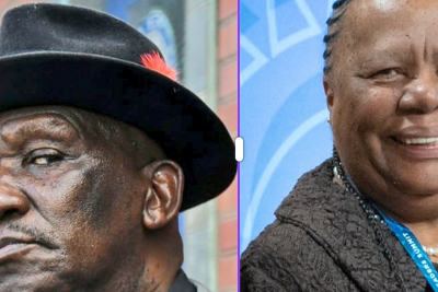 Bheki Cele and Naledi Pandor