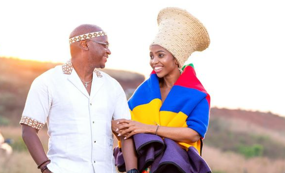 Lungile Duma shares snaps from her wedding day