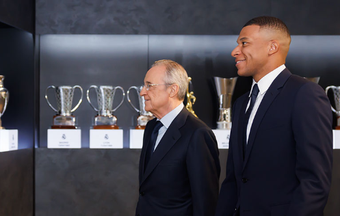 Real Madrid's presentation of Mbappe