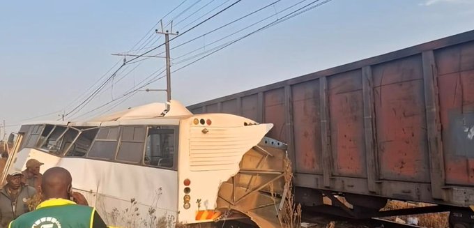 Mpumalanga bus and train crash
