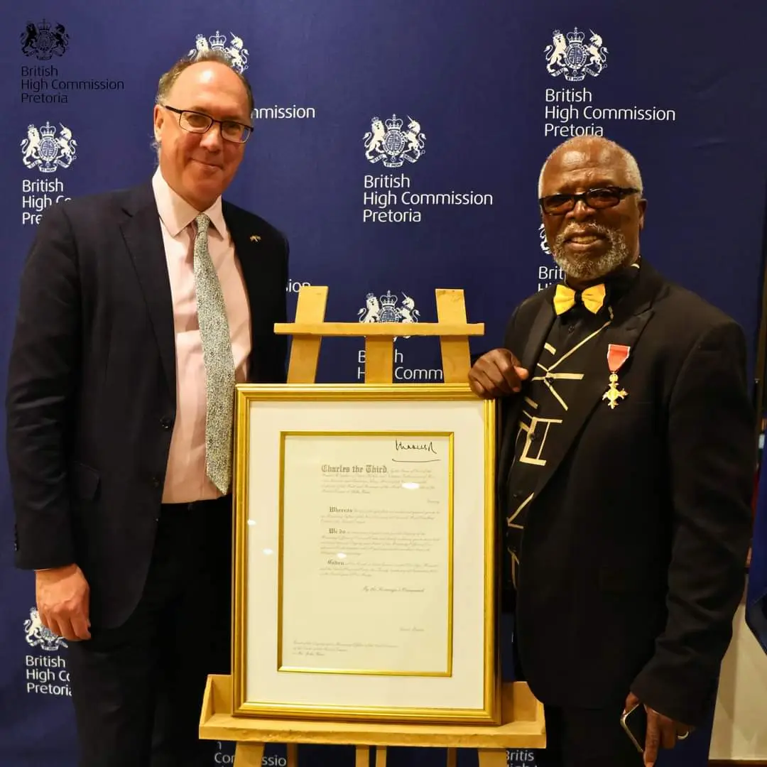 Dr John Kani Order of British Empire