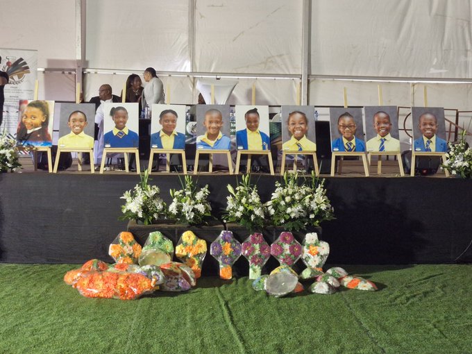 joint funeral of 11 learners
