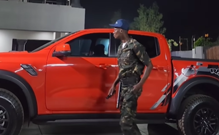 King Monada celebrates new Ford Raptor purchase