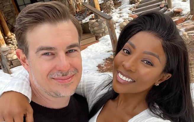 PICS: Pearl Modiadie and her partner celebrate Christmas in the US