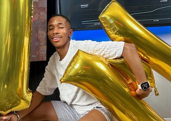 Lasizwe celebrates 1 million YouTube subscribers