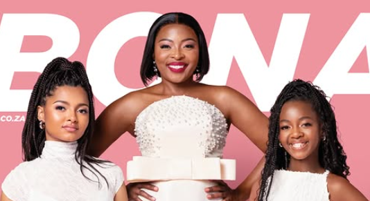 Lerato Mvelase graces Bona Magazine cover with her daughters