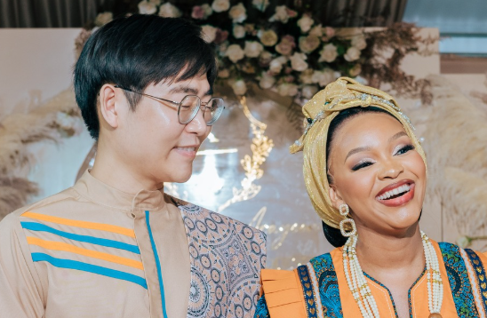 South Korean man weds South African woman in beautiful Sepedi wedding