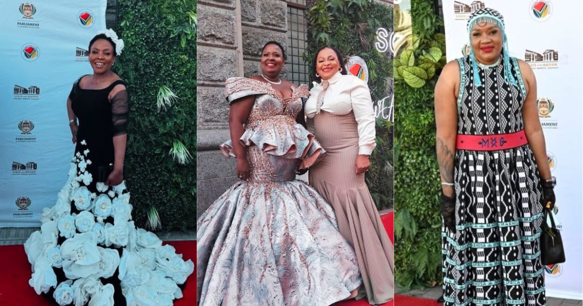 Member of Parliament in SONA outfits