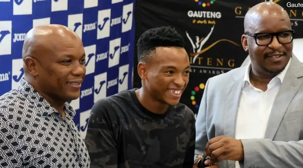 Relebohile Mofokeng gets a brand new set of wheels