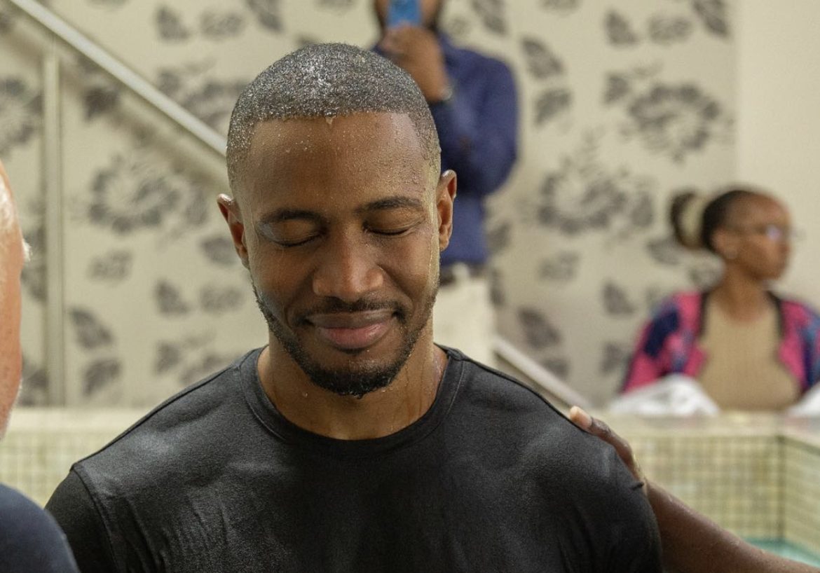 ‘The happiest day of my life’ - Lunga Shabalala gets baptised