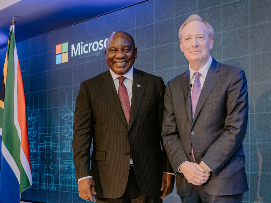 Microsoft to invest R5.4 billion towards South Africa’s AI infrastructure
