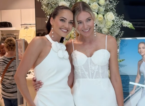 Natasha Joubert at her bridal collection launch