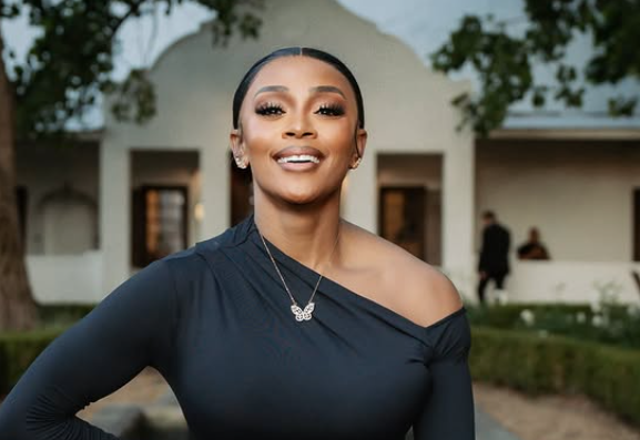 Thembi Seete celebrates 48th birthday in style