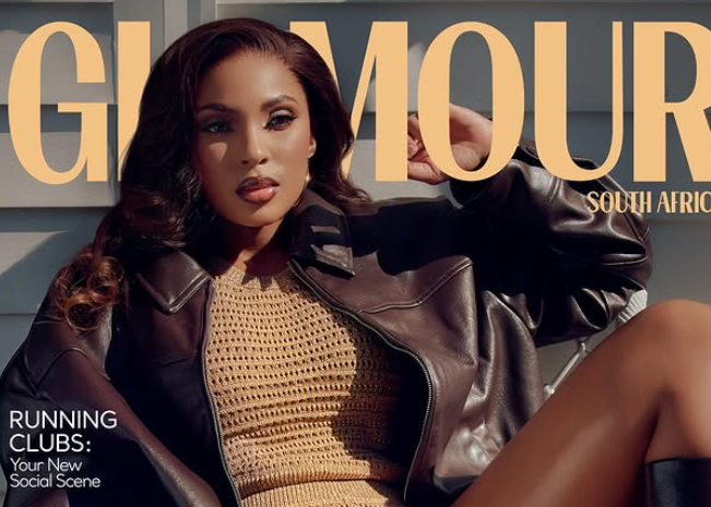 Linda Mtoba celebrates Glamour SA cover