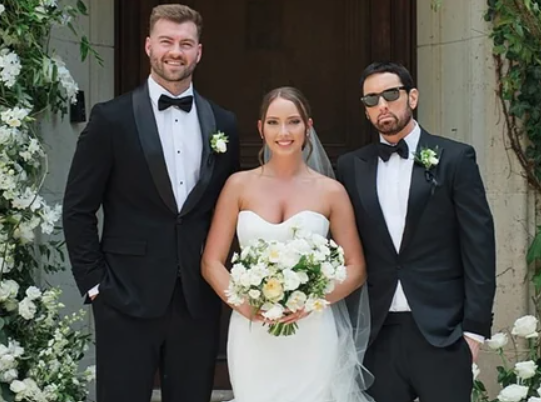 Eminem's daughter Hailie welcomes first baby