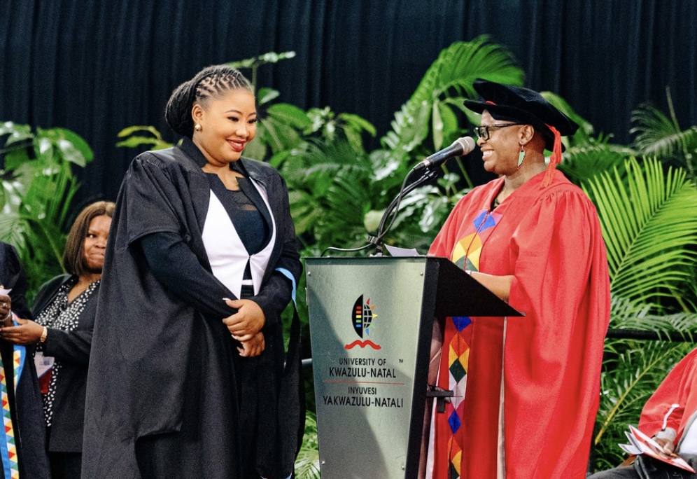 Mpilo Mseleku graduates with a Bachelor of Social Science degree